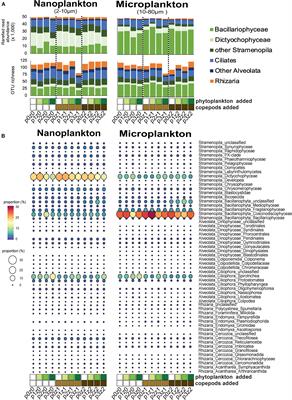 Top-Down and Bottom-Up Controls on Microeukaryotic Diversity (i.e., Amplicon Analyses of SAR Lineages) and Function (i.e., Metatranscriptome Analyses) Assessed in Microcosm Experiments